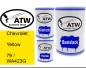 Preview: Chevrolet, Yellow, 79 / WA423G: 500ml Lackdose + 500ml Klarlack + 250ml Härter - Set, von ATW Autoteile West.
